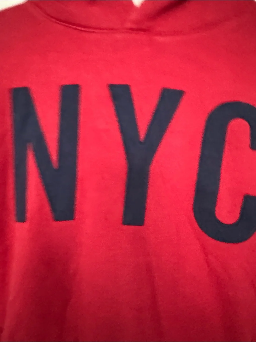 Kids Gap XXL  Red 'NYC' Hoodie Sweater - Casual Pullover